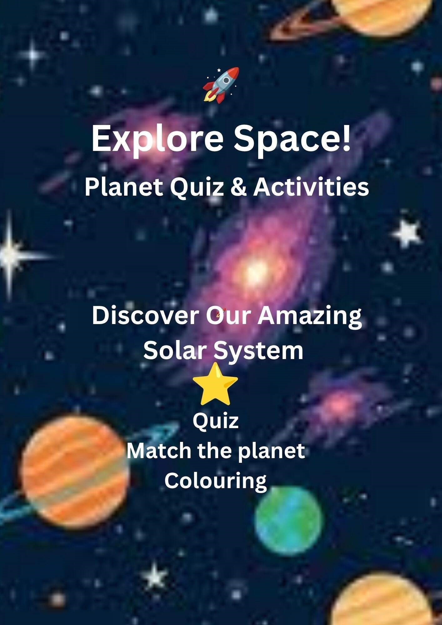 Explore Space Activity Sheet