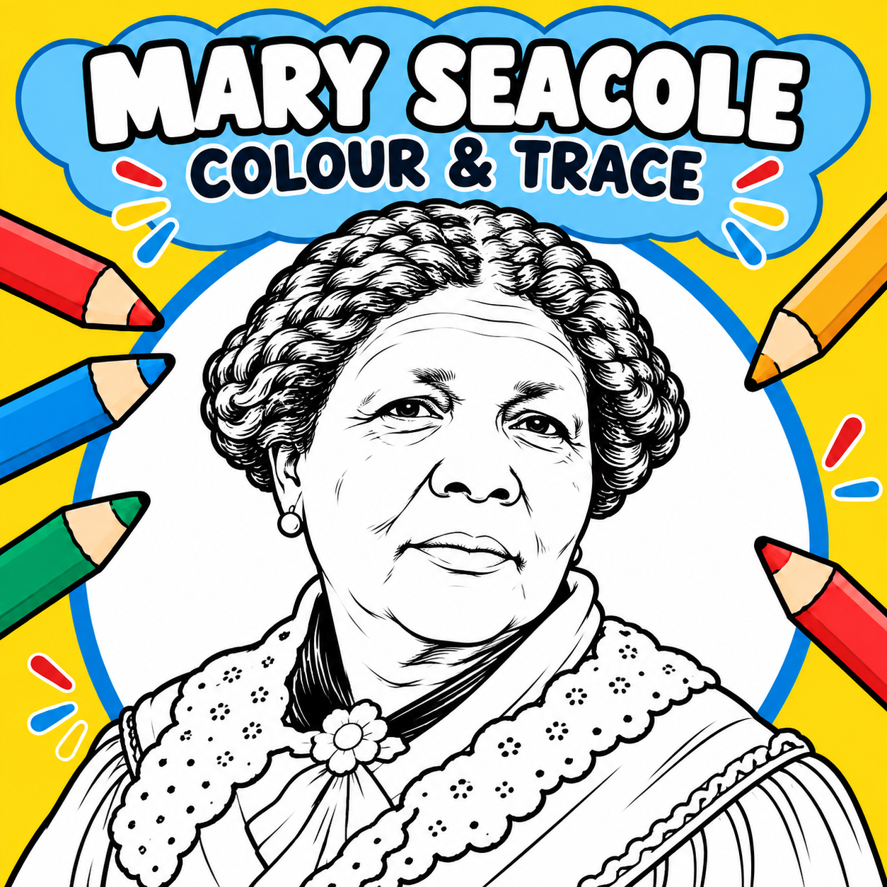 Colour and Trace – Mary Seacole